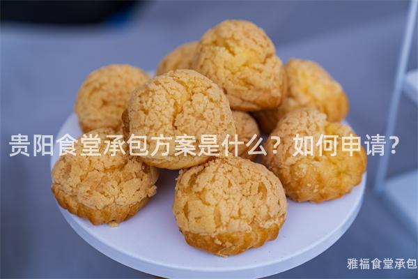 貴陽食堂承包方案是什么？如何申請？